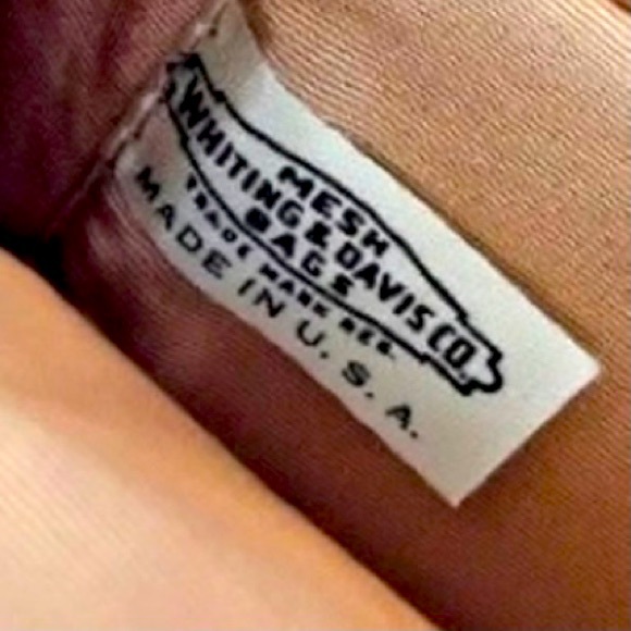 VTG Made in USA Mesh Whiting & Davis Co Clutch - Picture 2 of 15